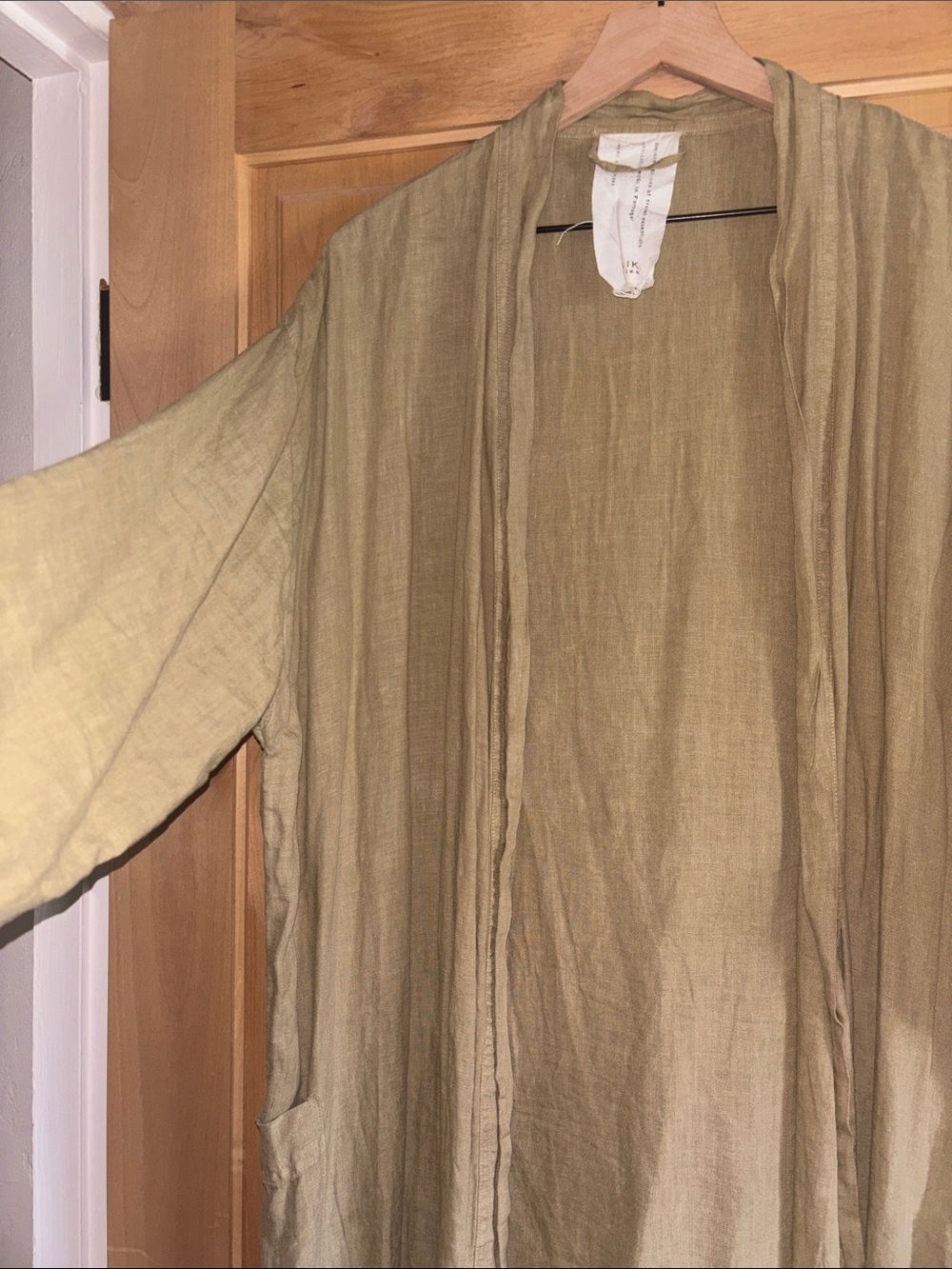 Linen Duster Kimono - Picture 4 of 8